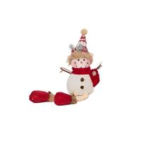 Enfeite Decorativo Boneco De Neve De Cachecol 46cm - GENERIC