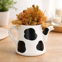 Enfeite Decorativo Bule Pequeno com Mancha Ceramica Enfeite Decorativo Bule Pequeno com Mancha Ceramica