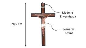 Enfeite Decorativo Crucifixo Parede Pequeno - DEcore CAsa