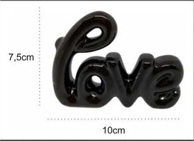 Enfeite Decorativo de Ceramica Love