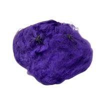 Enfeite Decorativo de Halloween - Teia de Aranha - Roxo - 1 unidade - Rizzo Enfeite Decorativo de Halloween - Teia de Aranha - Roxo - 1 unidade - Rizzo