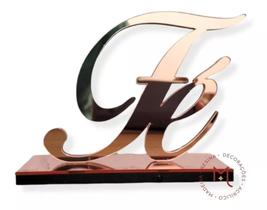 Enfeite Decorativo de Mesa Palavra Fé em Acrílico Para decorar