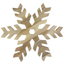 Enfeite Decorativo De Natal Floco De Neve 10 cm - Monalisa Art e Arte