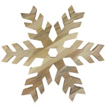 Enfeite Decorativo de Natal Floco de Neve 17 cm - Pinus - Monalisa Art E Arte