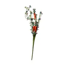 Enfeite Decorativo de Páscoa - Galho de Cenouras - Colorido - 37cm - 1 unidade - Rizzo