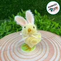 Enfeite Decorativo de Páscoa - Pintinho Olhando para Esquerda - 9cm - 1 unidade - Cromus - Rizzo Enfeite Decorativo de Páscoa - Pintinho Olhando para Esquerda - 9cm - 1 unidade - Cromus - Rizzo