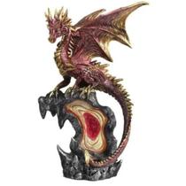 Enfeite Decorativo Dragão Vermelho Com Luzes Lextack Pw106552-5