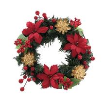 Enfeite Decorativo Guirlanda Madrid 30cm Vermelho - Niazitex