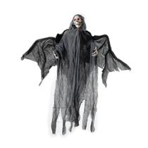 Enfeite Decorativo Halloween Anjo da Morte com Asa e Led