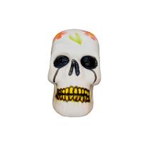 Enfeite Decorativo Halloween - Caveira Corrente Mexicana Branca - 1 unidade - Rizzo