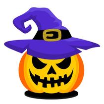 Enfeite Decorativo Halloween Display de Mesa Abóbora