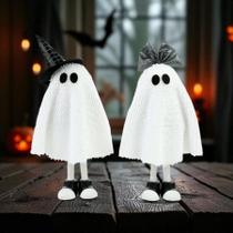 Enfeite Decorativo Halloween - Fantasmas Scarlett E Ramon - 29x8cm - 1 unidade - Cromus - Rizzo