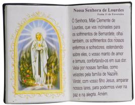 Enfeite Decorativo Livro Em Resina Nossa Senhora De Lourdes