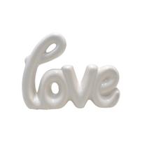Enfeite Decorativo Love em Cerâmica 12,5cm
