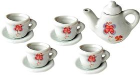 Enfeite Decorativo Mini Kit Chá De Porcelana 9 Peças