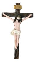 Enfeite Decorativo para Sala Quarto - 24,5 Cm - Crucifixo de parede