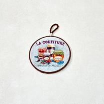 Enfeite Decorativo Parede Cerâmica Circular 17cm Cozinha COR:Geleias