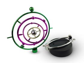 Enfeite Decorativo Pêndulo Colorido de Newton Movimento Perpétuo de rotação Kinetic Orbital art