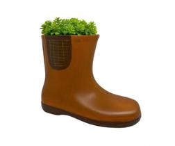 Enfeite Decorativo Porta Caneta Bota Botina Country Marrom - Decore Casa