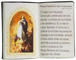 Enfeite Decorativo Resina Livro Imaculada Conceição