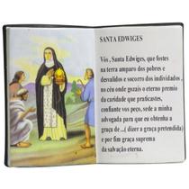 Enfeite Decorativo Resina Livro Santa Edwiges