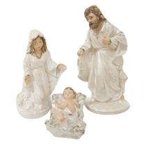 Enfeite Decorativo Sagrada Familia - Decoração de Mesa Base para Sala Rack
