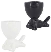 Enfeite Decorativo Vaso Robert Plant Deitado De Porcelana Pr - Oem