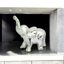 Enfeite Elefante Metalizado Dourado Prata Rose Decoração Elegante Coisas Diferentes Para Casa