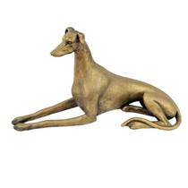 Enfeite Escultura De Cachorro Dourado 18X34X14Cm Dourado - Inigual