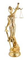 Enfeite Estatua Direito Mesa Dama Da Justiça 21.5cm