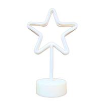 Enfeite Estrela Led Luminoso Abajur