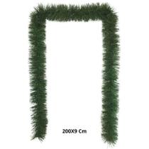 Enfeite festão verde 2MX9CM Florarte Enfeite festão verde 2MX9CM Florarte