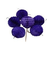 Enfeite Franboesa N000 Para Festa Carnaval Roxo 03cm
