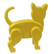Enfeite Gatinho Amarelo Ceramica Decoração para Casa 25cm Enfeite Gatinho Amarelo Ceramica Decoração para Casa 25cm