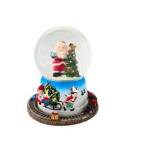Enfeite Globo De Natal Musical- Neve- Led Colorido