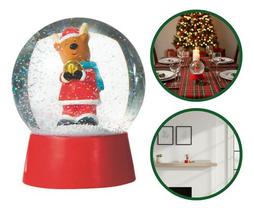 Enfeite Globo Neve Decoração 10x10 Natal Natalino Sortido