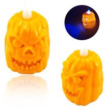 Enfeite Halloween Cabeça Abóbora Luminoso Luz Led Decoração - HallowenAboboraLed