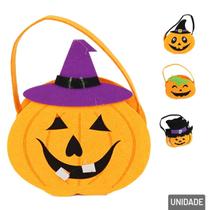 Enfeite Halloween Cestas de Feltro 17x15cm - Tudo em Caixa