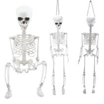 Enfeite Halloween Esqueleto Humano Realista Articulado 75 cm - Fantasias Carol CRMS
