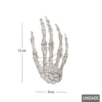 Enfeite Halloween Mão de Caveira com Led Enfeite Halloween Mão de Caveira com Led