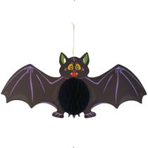 Enfeite Halloween Morcego Sanfonado 3D 60cm
