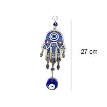 Enfeite Hamsá - Amuleto de Proteção - 27 cm - Móbile para Porta Enfeite Hamsá - Amuleto de Proteção - 27 cm - Móbile para Porta