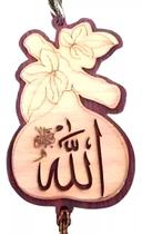 Enfeite Islâmico Retrovisor Carro Porta Parede, Mdf, Cod.24