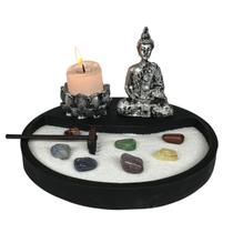 Enfeite Jardim Japones Zen Buda Hindu Meditando Relaxamento e yoga - Grupo Stillo Decor&Home