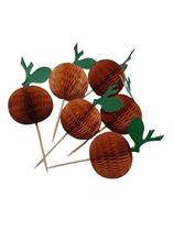 Enfeite Laranja N000 Para Festa Carnaval Laranja 03cm