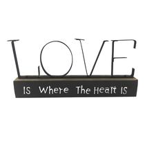 Enfeite Love metal 24x3,4x11cm -L Hermitage Enfeite Love metal 24x3,4x11cm -L Hermitage