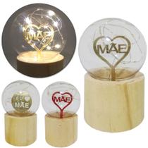 Enfeite Luminoso De Madeira Mdf Eu Te Amo Mae A Bateria 11,5x7,5cm Enfeite Luminoso De Madeira Mdf Eu Te Amo Mae A Bateria 11,5x7,5cm
