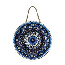Enfeite Mandala com Sisal Decoração Amuleto Parede Patuá Lar 16cm Enfeite Mandala com Sisal Decoração Amuleto Parede Patuá Lar 16cm