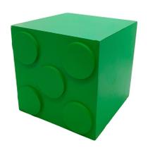 Enfeite MDF - Caixa Dado Verde - 15x15cm - 1 unidade - Rizzo