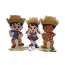 enfeite mesa pequeno KIT com 3 crianças festa junina enfeite mesa pequeno KIT com 3 crianças festa junina